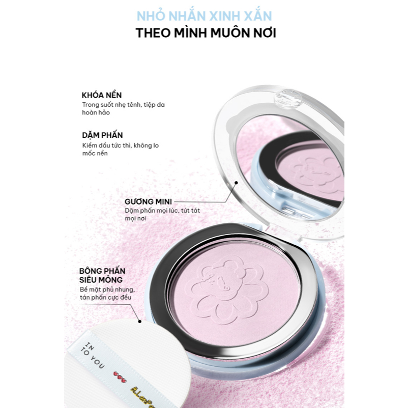 [NEW LIMITED PHIÊN BẢN PANDA] Phấn phủ nén mini INTO YOU X MLAN 3.5g