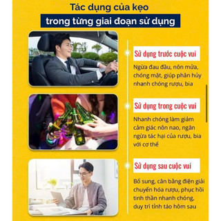 kẹo gum giải rượu Đài Loan