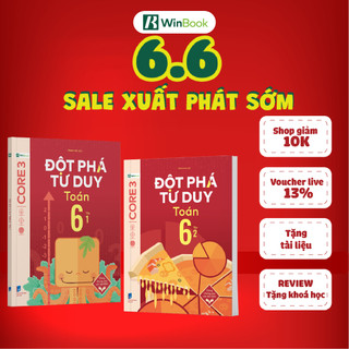 Sách - Đột phá tư duy Toán 6 - Giúp con tự học ngay tại nhà