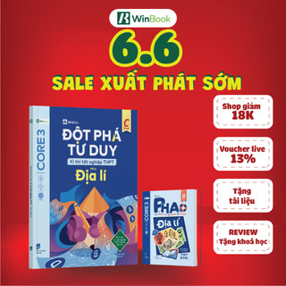 [COMBO] Bộ 2 cuốn sách P.H.A.O Địa lí Ôn thi TNTHPT, ĐGNL; Đột phá tư duy kì thi TNTHPT môn Địa lí