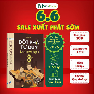 Sách - Đột phá tư duy Lịch sử và Địa lí 8 - Dùng chung cho các bộ SGK