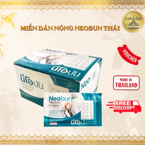 CAO DÁN GIẢM ĐAU NEOBUN MENTHOL PLASTER ( GÓI 10 MIẾNG ) - SHOP DẦU DOKRAK
