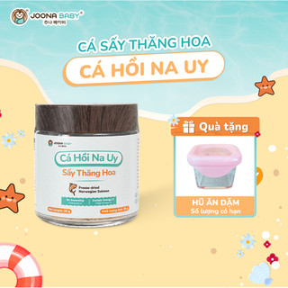 Cá Sấy Cho Bé Ăn Dặm - Cá Hồi Na Uy Sấy Thăng Hoa Giàu Omega 3, Protein, Không Gia Vị | Joona Baby