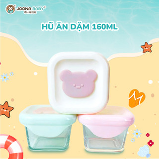 Hộp Trữ Đông Thủy Tinh Kichilachi Đựng Thức Ăn Dặm Cho Bé Dung Tích 160ml (MÀU NGẪU NHIÊN)