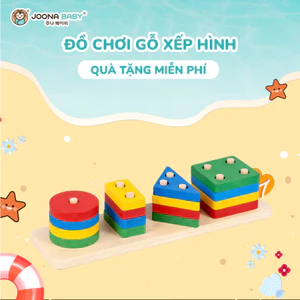 Bộ xếp hình Montessori cho bé