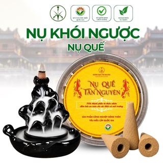[OCOP 4 SAO - NỤ KHÓI NGƯỢC] Hộp 45 viên nụ trầm khói ngược Tân Nguyên, thơm dịu nhẹ, ngắm khói chảy như thác đổ
