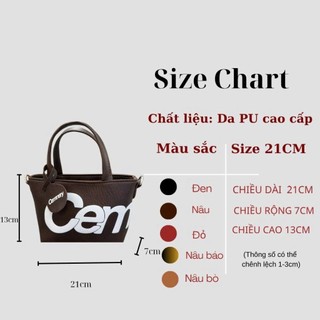 ( Deal Mở Bán ) Túi xách CEM nữ đeo chéo đeo vai cầm tay đẹp da trơn basic Đựng ĐT đi chơi thời trag hàn quốc Túi CEM 01