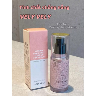 Tinh Chất Chống Nắng Nâng Tone Vely Vely 30ml Bọc Viên Nang Cấp Ẩm Sáng Da kem chống nắng