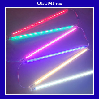 (ĐI ĐƠN TỪ 2 THANH) Led thanh 220V có vỏ nhựa siêu sáng nhiều màu sắc, trang trí tủ bán hàng kệ kính kệ bếp