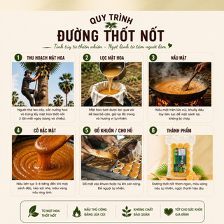 04 gói  Đường Thốt Nốt Viên Mountains An Giang 500g Chính Hãng