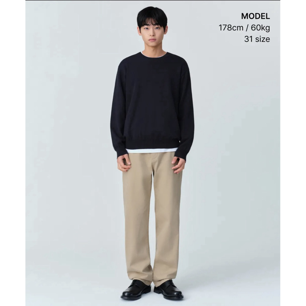 Quần Kaki Nam MUSINSA STANDARD Ống Suông Form Rộng Hàn Quốc - Quần Chino Nam Basic Cao Cấp Màu Be Đen Xám