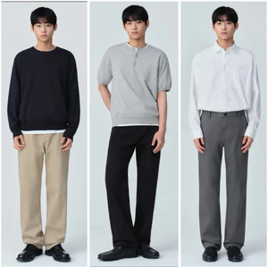 Quần Kaki Nam MUSINSA STANDARD Ống Suông Form Rộng Hàn Quốc - Quần Chino Nam Basic Cao Cấp Màu Be Đen Xám