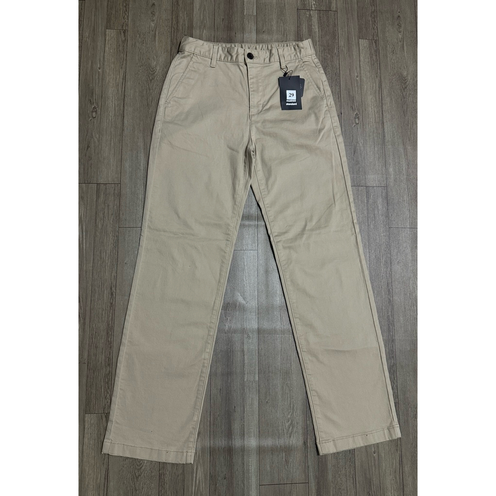 Quần Kaki Nam MUSINSA STANDARD Ống Suông Form Rộng Hàn Quốc - Quần Chino Nam Basic Cao Cấp Màu Be Đen Xám