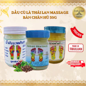 DẦU CÙ LÀ THÁI LAN MASSAGE BÀN CHÂN HŨ 50G - DẦU GIÓ DOKRAK