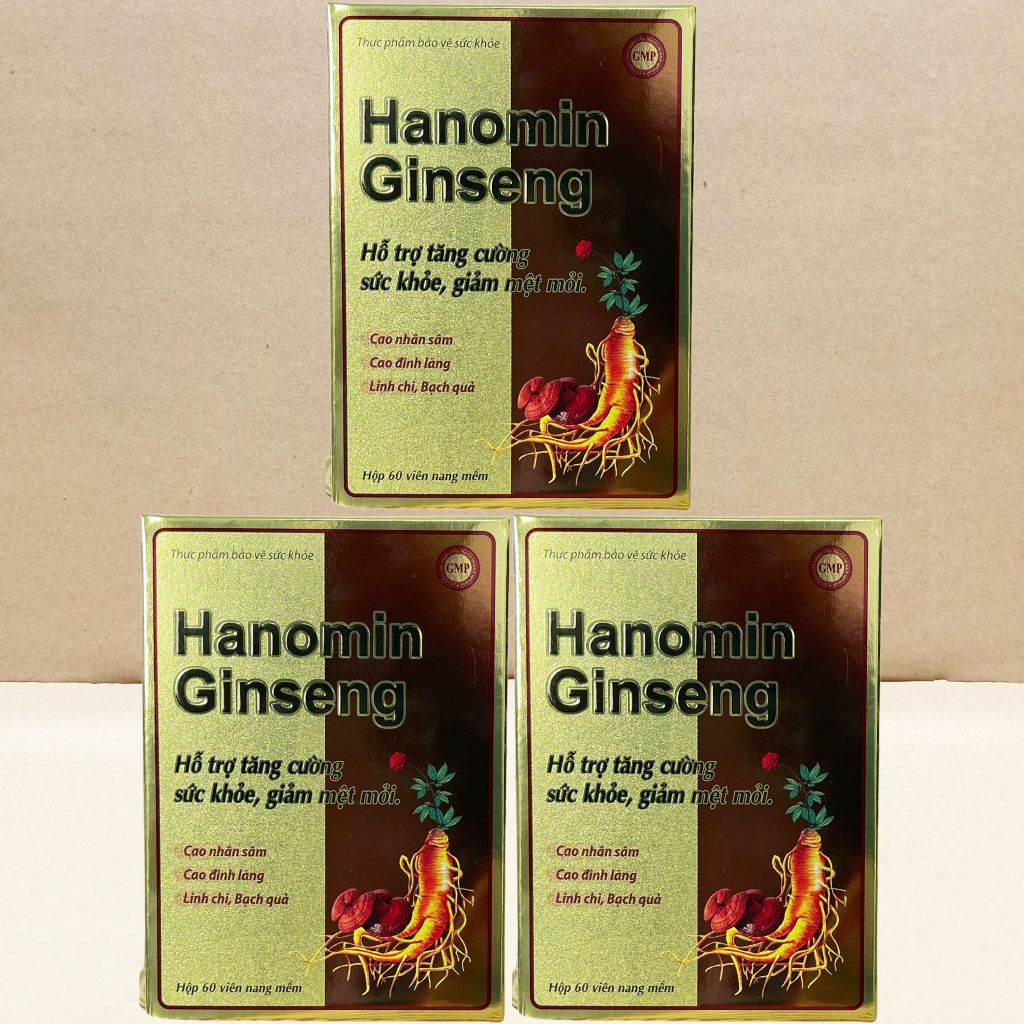 Combo 2 Hộp Hanomin Ginseng - Vinaphar - Vinaphar - Vitamin Chữa Lành
