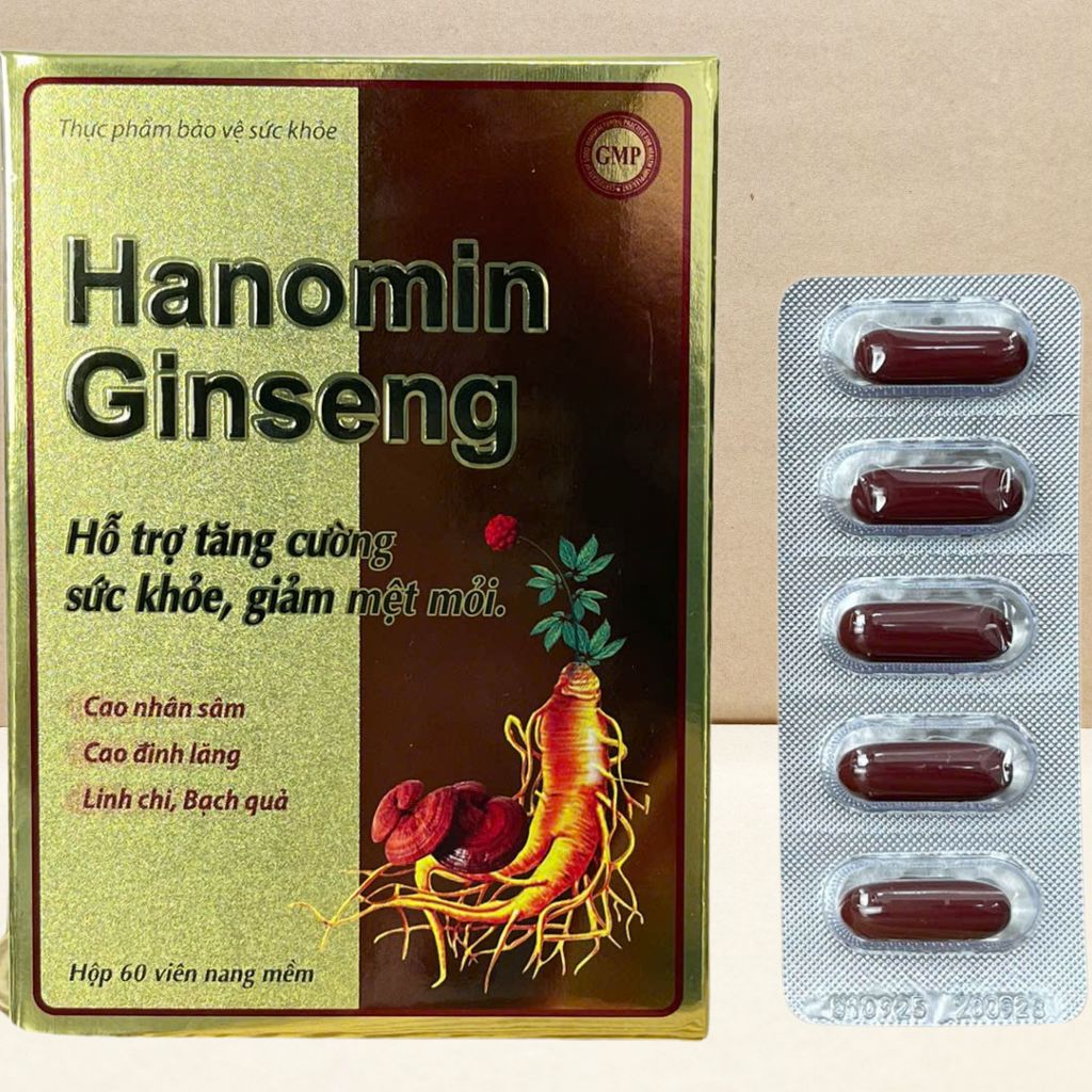 Combo 2 Hộp Hanomin Ginseng - Vinaphar - Vinaphar - Vitamin Chữa Lành