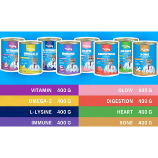 Pate MRVET Cho Mèo Lon 400g - Hỗ Trợ Tiêu Hóa, Sáng Mắt, Mượt Lông, Dinh Dưỡng Cho Mèo