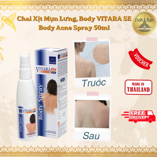 [CHÍNH HÃNG] Chai Xịt Mụn Lưng, Body VITARA SE Body Acne Spray 50ml - SHOP DẦU DOKRAK