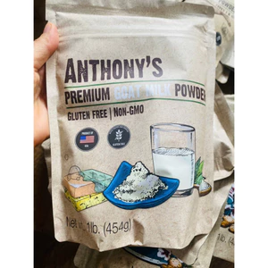 Bột nguyên kem 454g Anthony's Premium Goat Milk Powder dụng để làm bánh,phô mai