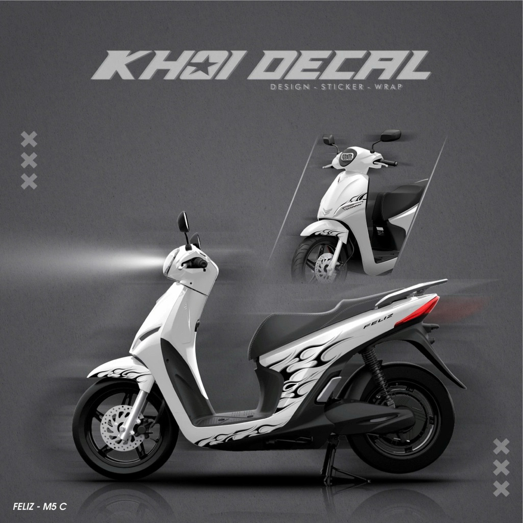 Tem Feliz decal cao cấp