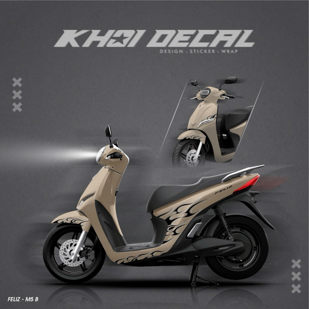 Tem Feliz decal cao cấp