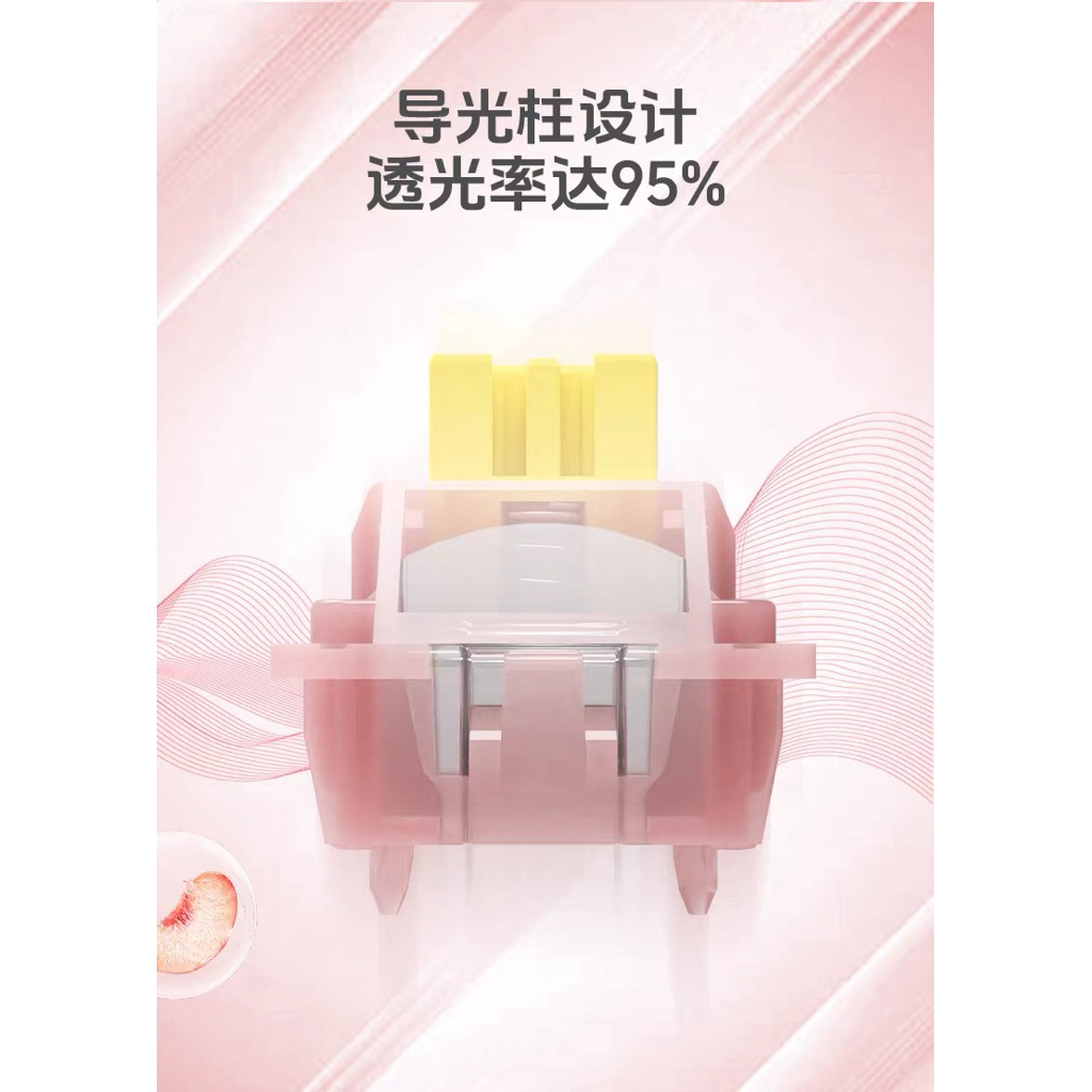 [Sẵn Hàng-Combo] Switch Outemu Magnetic Silent Peach V3 HE | BigBuy360 - bigbuy360.vn