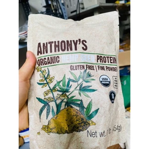 Bột hạt gai dầu ép lạnh hữu cơ 454g,Anthony's Organic H;e;mp S;e.e.d