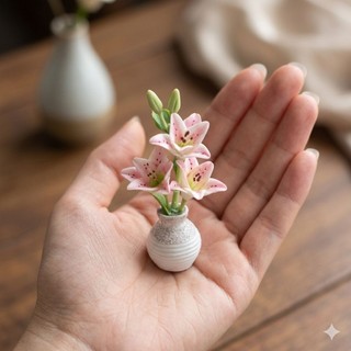 Chậu Hoa Đất Sét Nhật Mini Thờ Cúng Bàn Thờ Thần Tài Thổ Địa Mini,  Trang Trí decor Bàn Làm Việc Cao Cấp