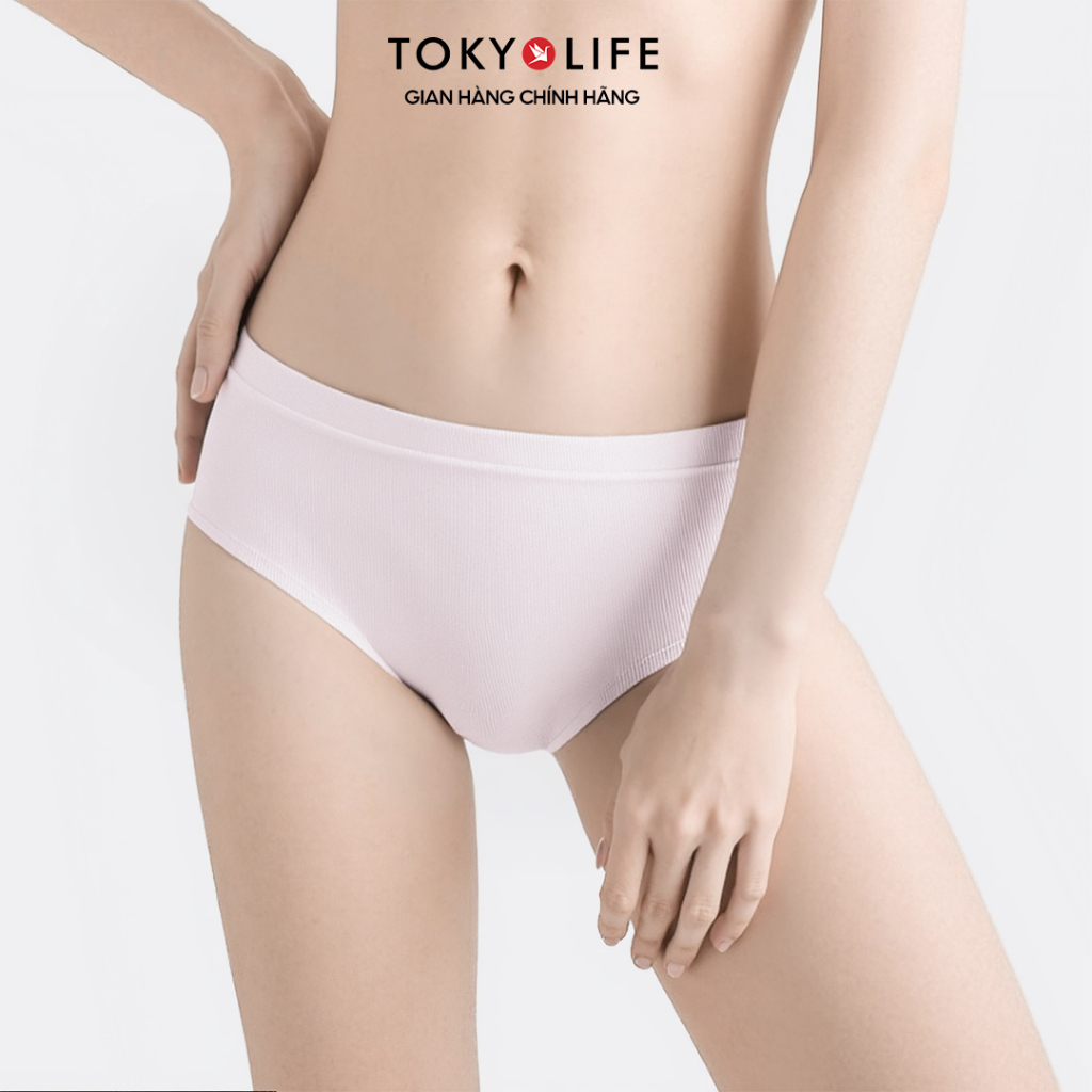 Quần Lót Nữ TOKYOLIFE Tàng Hình, Kiểu Dáng Hipster Cạp Cao Tôn Dáng Tự Nhiên Gói 3 Chiếc - 40006033
