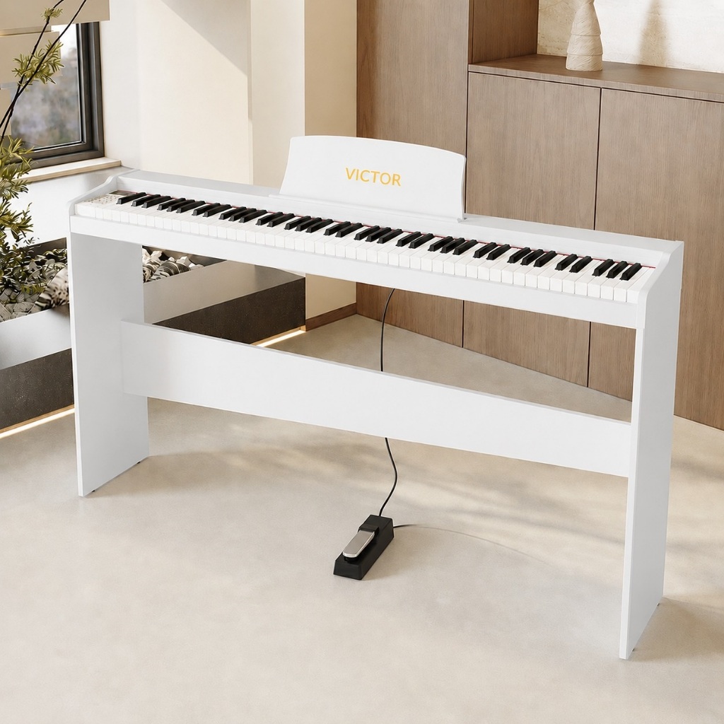 Đàn Piano VICTOR VT02 - 88 Phím - Full Phụ Kiện, Đàn Xịn, Bền Đẹp Chắc Chắn Và Bảo Hành Lâu Dài