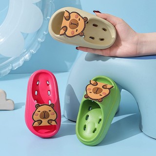 Dép Trẻ Em Burger Gấu Dễ Thương – Dép Quai Ngang Chống Trượt Cho Bé Trai Bé Gái Dp69