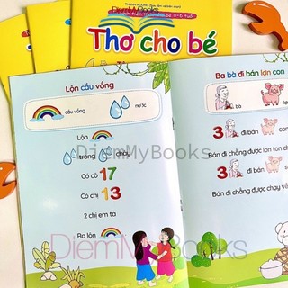 Sách - Tập Nói Tập Đọc - Bộ 3 Quyển - Thơ Truyện Câu Đố - Giúp Bé Phát Triển Tư Duy Ngôn Ngữ Giao Tiếp Cho Bé