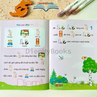 Sách - Tập Nói Tập Đọc - Bộ 3 Quyển - Thơ Truyện Câu Đố - Giúp Bé Phát Triển Tư Duy Ngôn Ngữ Giao Tiếp Cho Bé