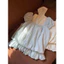 MIU.STUDIO • Áo kiểu nữ cổ rộng tay bồng bo eo xoè bèo nhẹ nhàng tiểu thư, Áo babydoll dáng ngắn style HQ dành cho nữ