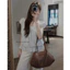 MIU.STUDIO • Áo kiểu nữ cổ rộng tay bồng bo eo xoè bèo nhẹ nhàng tiểu thư, Áo babydoll dáng ngắn style HQ dành cho nữ