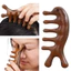 Lược Gỗ Đàn Hương Massage Hình Cá Heo, Massage Da Đầu Và Cổ Vai Gáy| Mỹ Nghệ Dướng Sinh HT