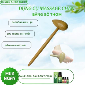 Búa gõ huyệt chân bằng gỗ thơm, đả thông kinh mạch và lưu thông khí huyết - Mỹ Nghệ Dưỡng sinh HT