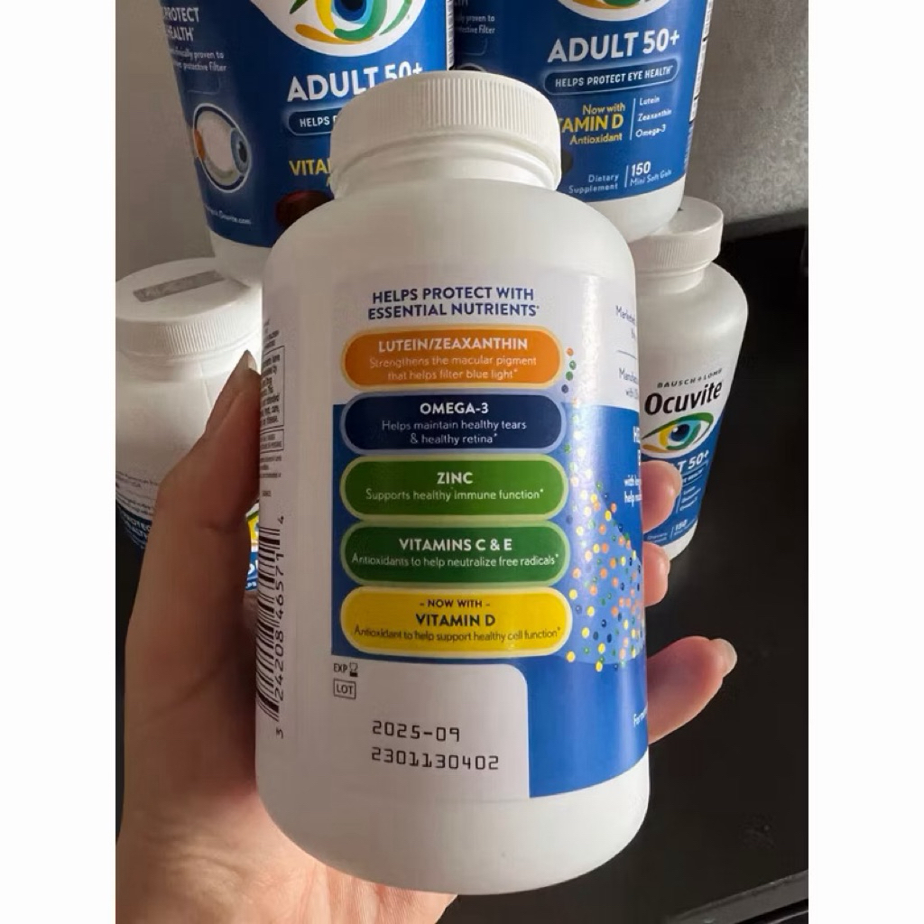 Viên uống bổ mắt Ocuvite 50+ 150 viên