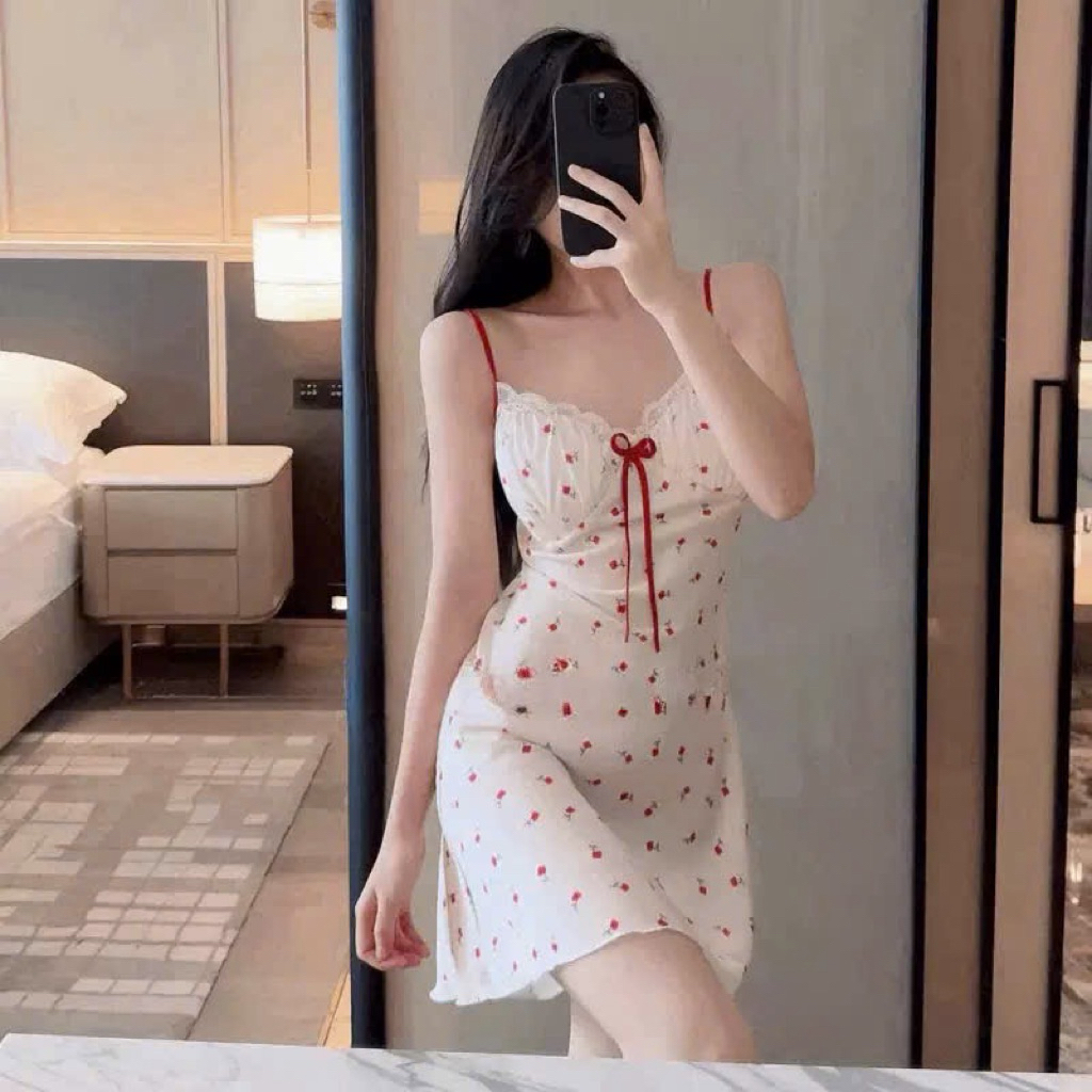 Váy ngủ sexy HV296 lụa mềm quyến rũ gợi cảm