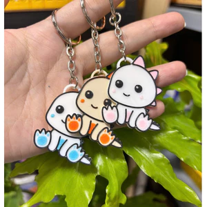 Móc Khóa Rồng Con Chibi 3D Dễ Thương - Phụ Kiện Balo, Túi Xách, Chìa Khóa
