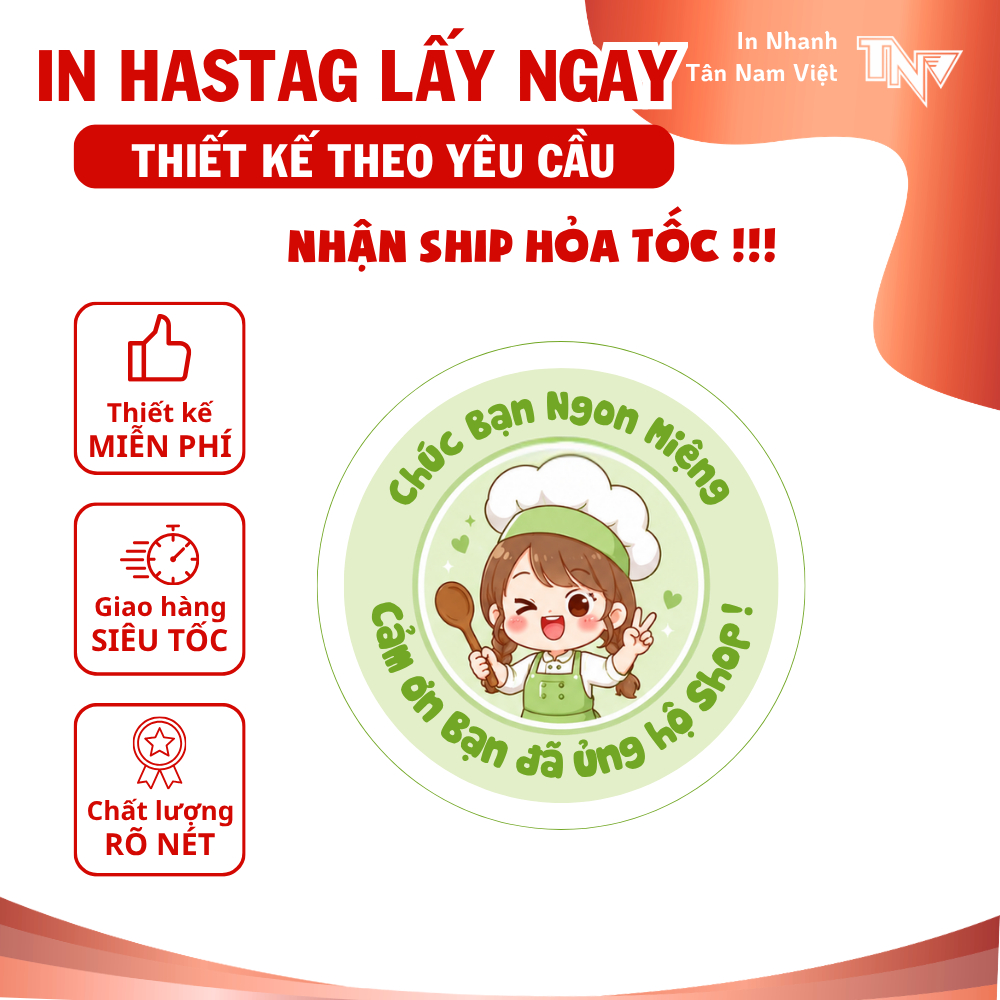 SET 140 TEM CHÚC NGON MIỆNG 4x4CM – TEM DÁN HỘP BÁNH, HỘP ĐỒ ĂN, BAO BÌ THỰC PHẨM