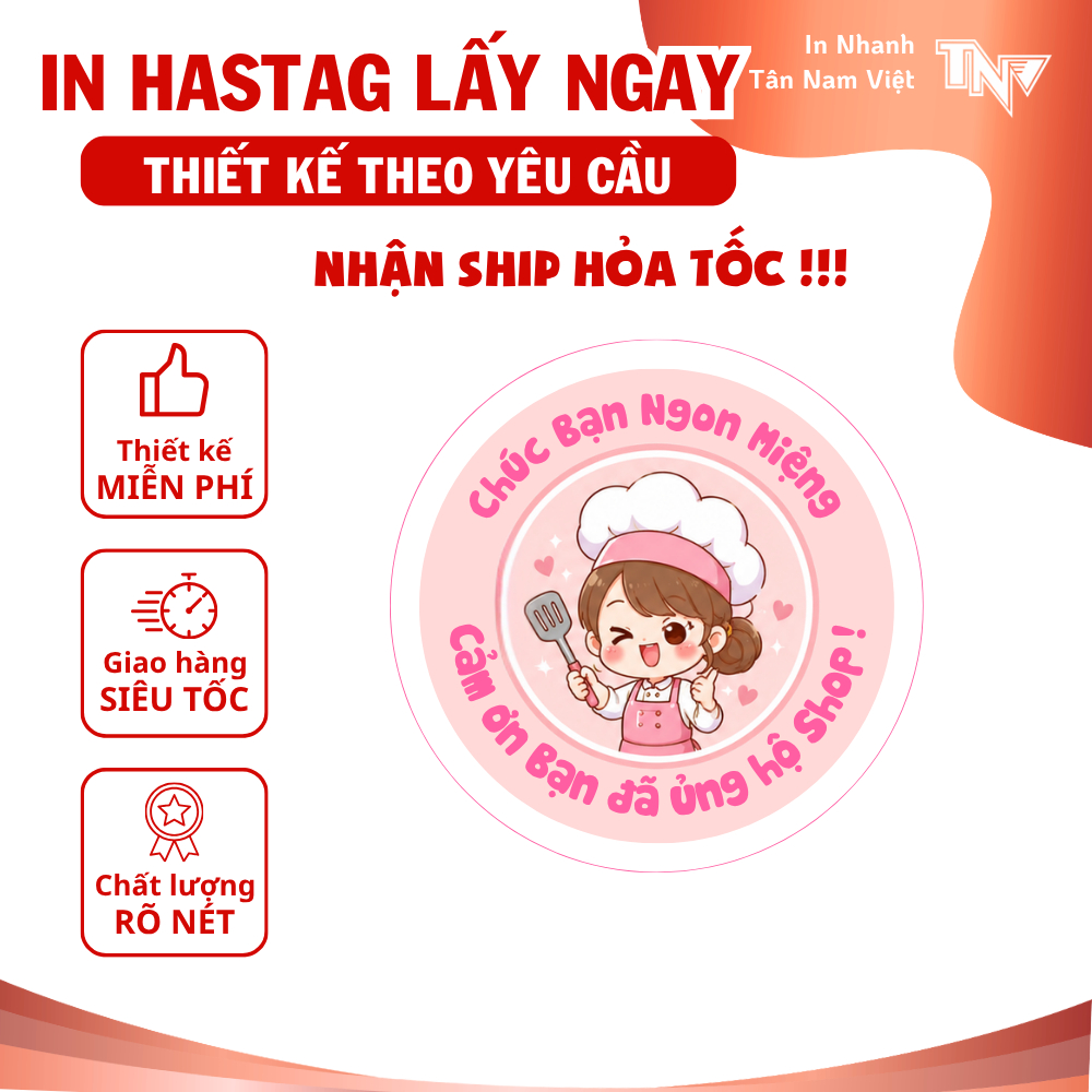 SET 140 TEM CHÚC NGON MIỆNG 4x4CM – TEM DÁN HỘP BÁNH, HỘP ĐỒ ĂN, BAO BÌ THỰC PHẨM