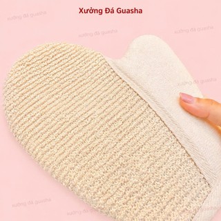 Găng Tay Tẩy Tế Bào Chết Có Ngón Xỏ Tiện Lợi Tẩy Da Chết Nhẹ Nhàng Giúp Da Mịn Màng Sáng Khỏe Từng Ngày