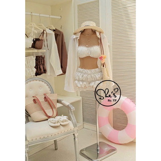Set Đũi Chấm Bi Quần Chun Mix Sơ Mi Chuẩn She’s