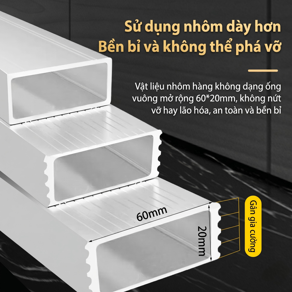 Thang nhôm gấp 4 đoạn thang nhôm rút thang nhôm chữ a thang gấp gọn chịu tải 500kg Phù hợp cho các công trình xây dựng