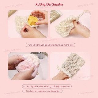 Túi Lưới Tạo Bọt Xà Bông Siêu Mịn Có Dây Rút Tiện Lợi Tạo Bọt Nhanh Giúp Da Sạch Sâu Chât Liệu An Toàn Với Làn Da