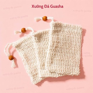 Túi Lưới Tạo Bọt Xà Phòng - Xà Bông Chất Liệu Lưới Cao Cấp Có Dây Rút - Túi Tạo Bọt Xà Bông Có Dây Rút Cao Cấp Dày Dặn