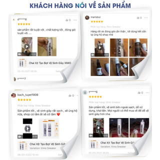Chai Xịt Tạo Bọt Vệ Sinh Giày Cao Cấp XIMO SNEAKER 300ml – Làm Sạch Khô Siêu Tốc, Trắng Sáng Như Mới | GigaMax Home