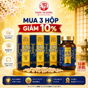 Viên uống Ex Fucoidan Nichiei Bussan-Kanehide Bio Fucoidan Ex- Hộp 150 viên