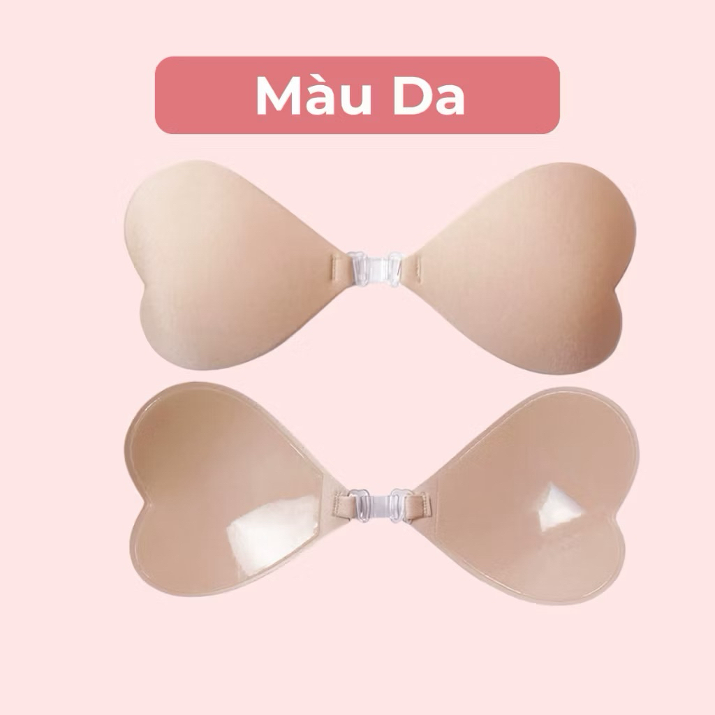 Miếng dán ngực BiKiNi Dán Ngực Nâng Trái Tim Keo Trong Bám Chắc Mỏng Nhẹ Chuyên cho Đồ Bơi Hai Mảnh Không Lộ